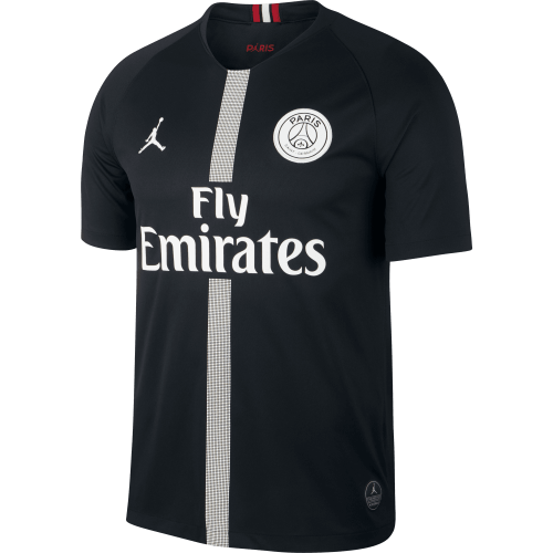 PSG 18/19 3rd UCL Black Soccer Jersey Shirt